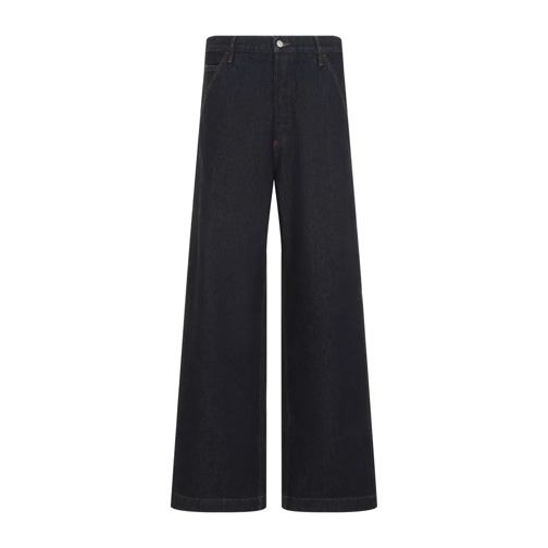 Dries Van Noten Jeans Pickerby Dark Blue Cotton Jeans Blue