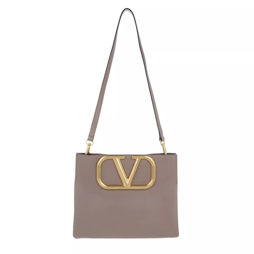 Valentino Garavani Handle Bag Leather Clay Cartable