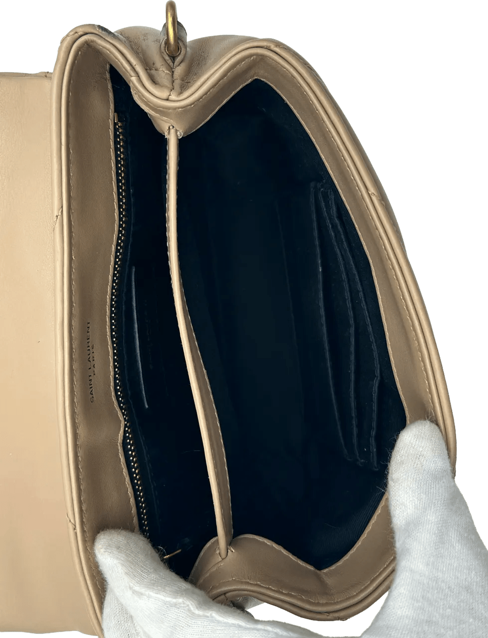 Thumbnail - Saint Laurent Crossbody Bags - Saint Laurent Mini Lou Lou - Beige - Gr. unisize - in Beige - für Damen