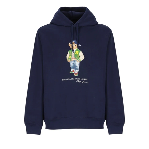 Polo Ralph Lauren Polo Bear Hoodie Blue Felpa con cappuccio