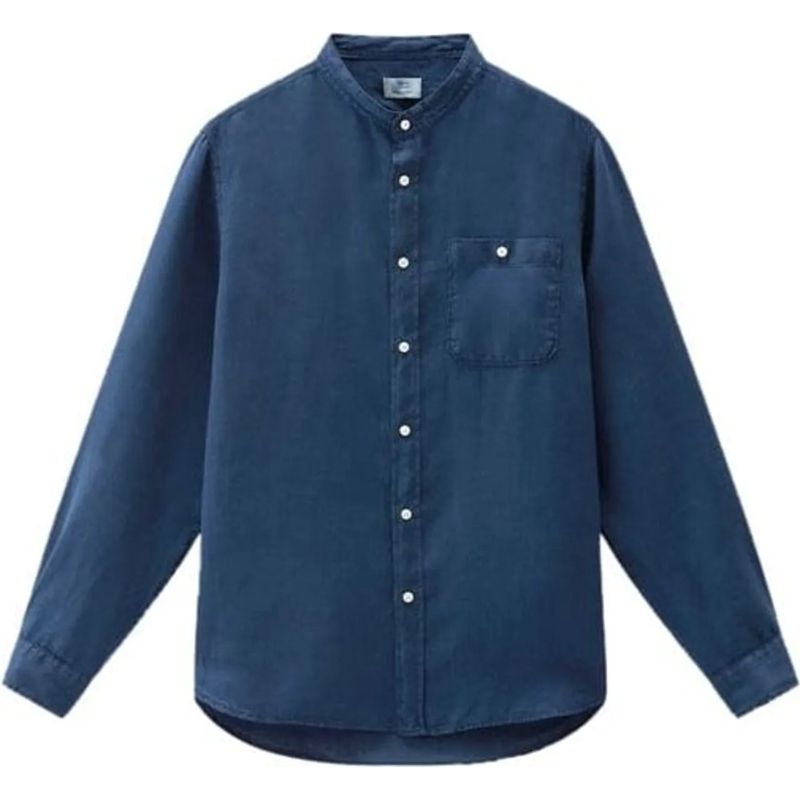 Woolrich Haut décontracté Shirts Blue blau