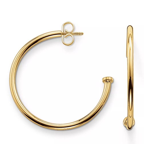 Thomas Sabo Hoop Earrings For Beads Medium Gold Orecchini a cerchio