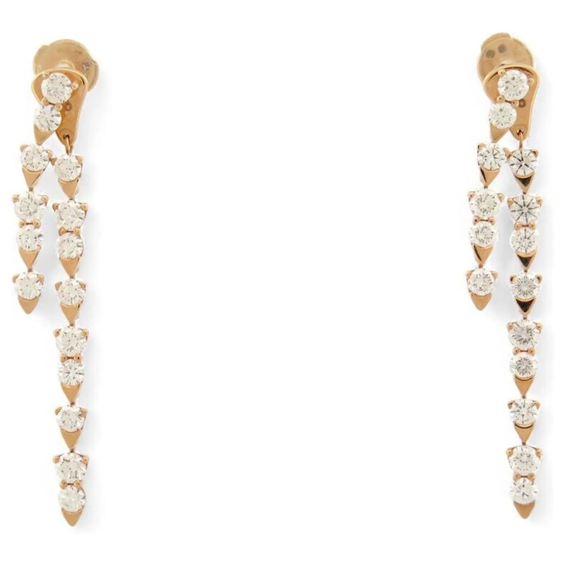 Piaget Boucles d'oreilles à tige NEUE PIAGET G38R3100 2.78CTS GOLD & 30 DIAMANTEN O gold