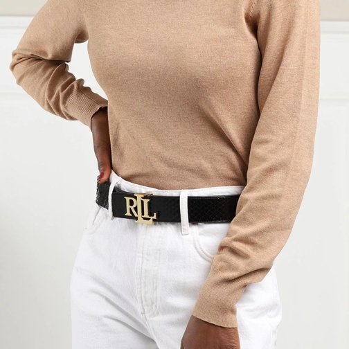Lauren Ralph Lauren Ceinture en cuir Rev Belt Wide Black (Image 2)