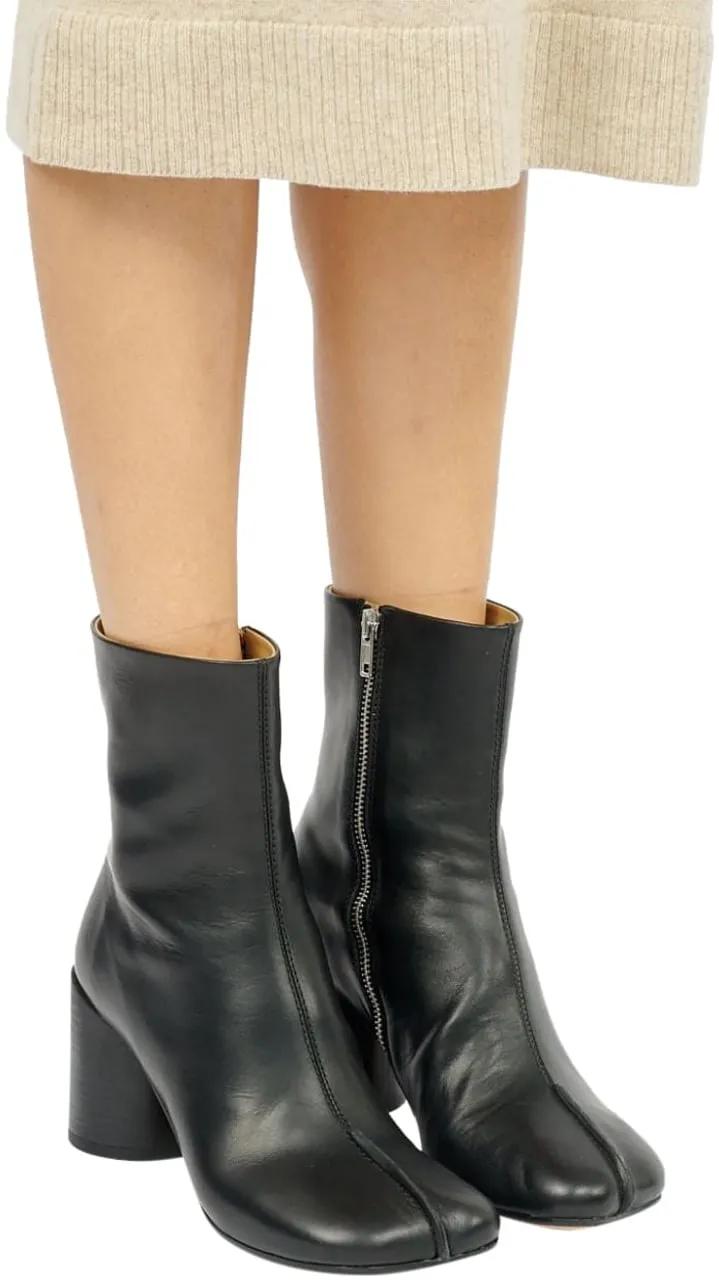 Thumbnail - MM6 Maison Margiela Hohe Schuhe - MM6 Maison Margiela With Heel Black - Gr. 36 (EU) - in Schwarz - für Damen