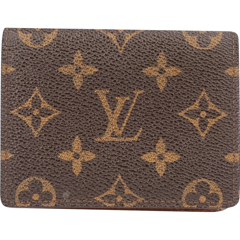 Louis Vuitton Geldbörse Louis Vuitton Canvas Monogram Cardholder braun