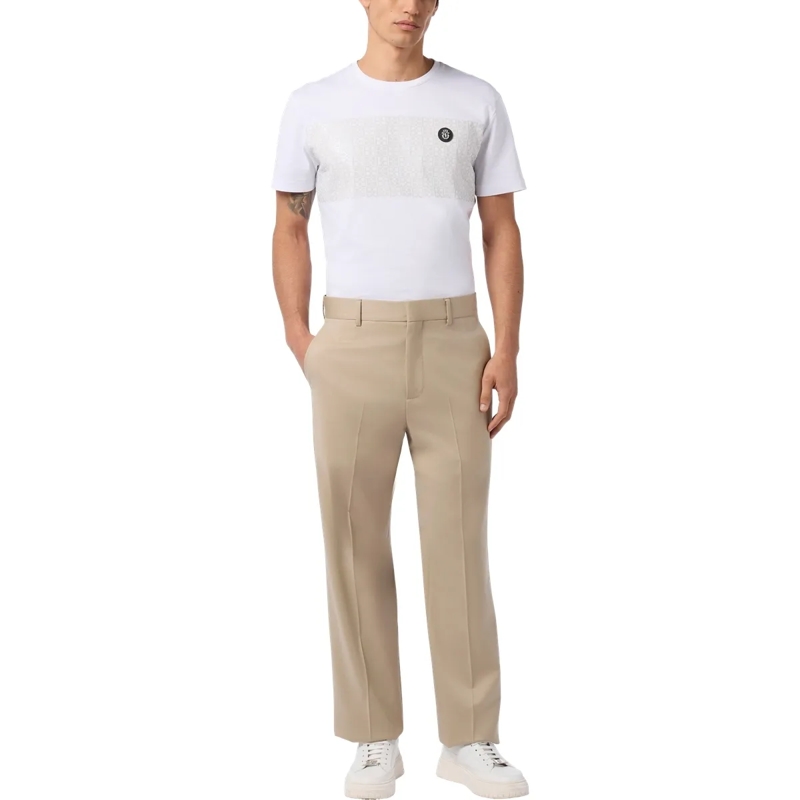 BILLIONAIRE Hose Wool Loose Fit Trousers beige(Image 4)