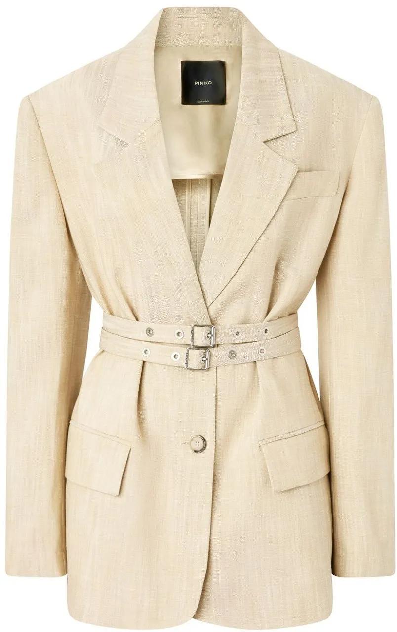 Thumbnail - Pinko - Jackets Beige - Größe 36 - beige