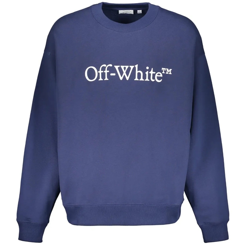 Off-White Legeres Oberteil OFF-WHITE Logo Sweatshirt blau