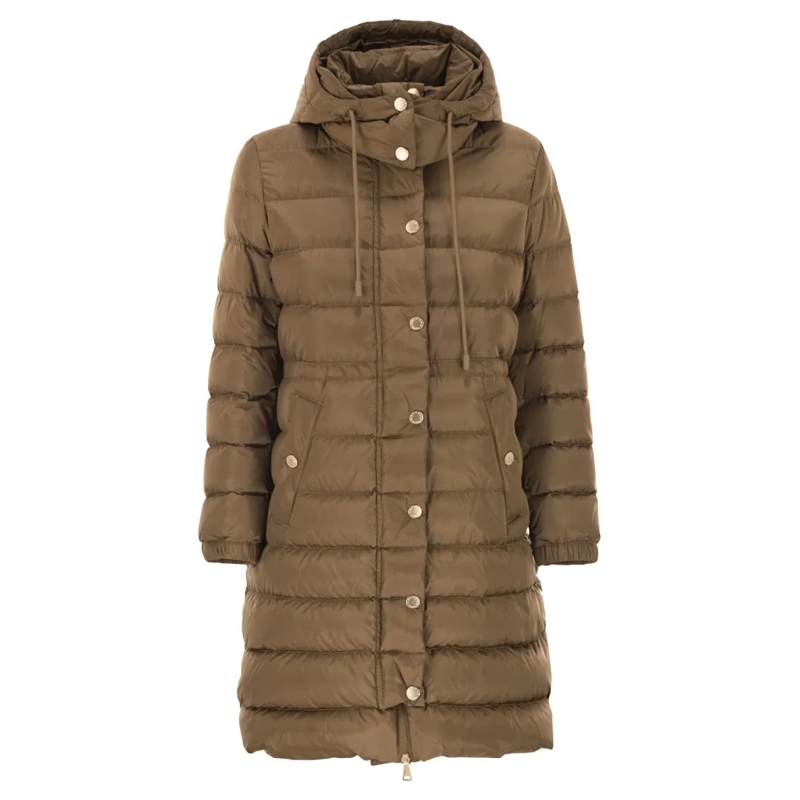 Max Mara  Cerbero - Slim Fit Down Jacket In Water-Repellent  Brown