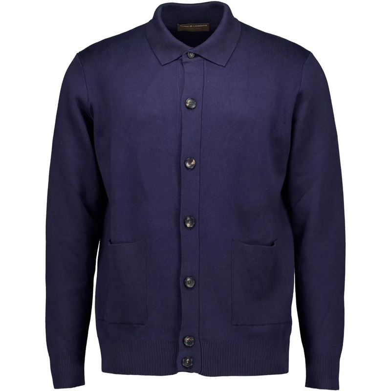 FILIPPO DE LAURENTIIS Weste Filippo De Laurentiis Camicia Ml Vesten Donkerblau blau