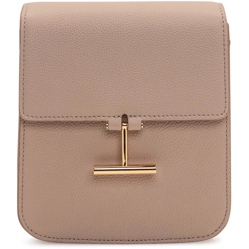Tom Ford Sac à bandoulière Grain Bag On Strap taupe