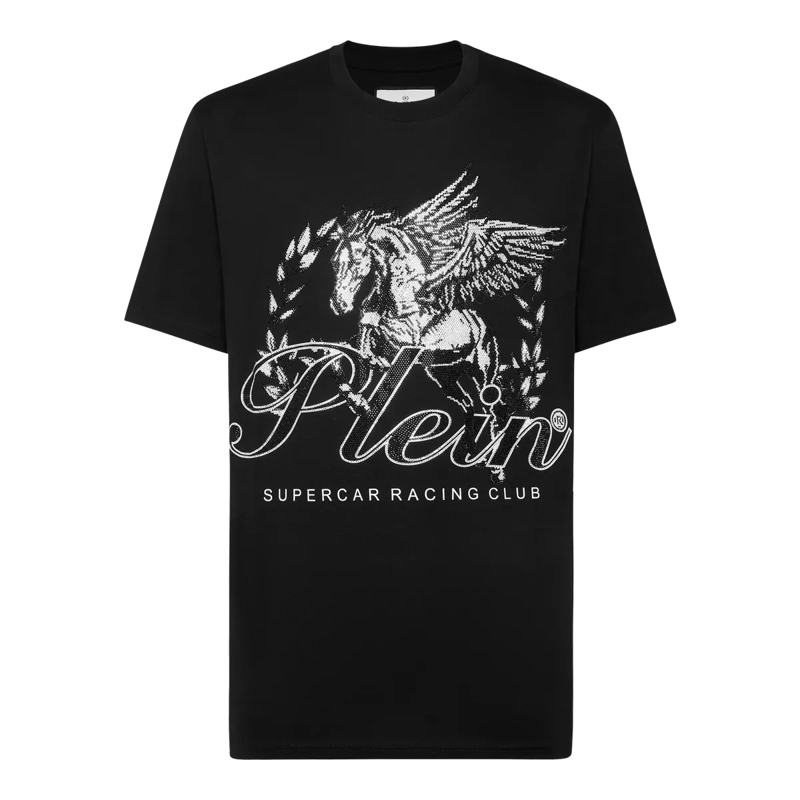Philipp Plein T-Shirt T-Shirt Racing schwarz