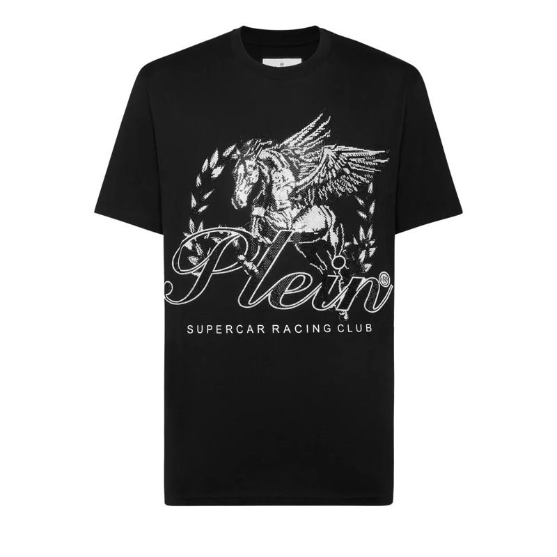 Philipp Plein T-Shirt T-Shirt Racing schwarz