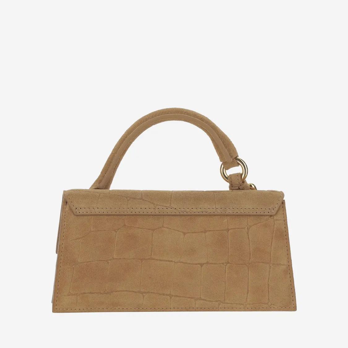 Jacquemus Crossbody bags Chiquito Suede Bag in bruin