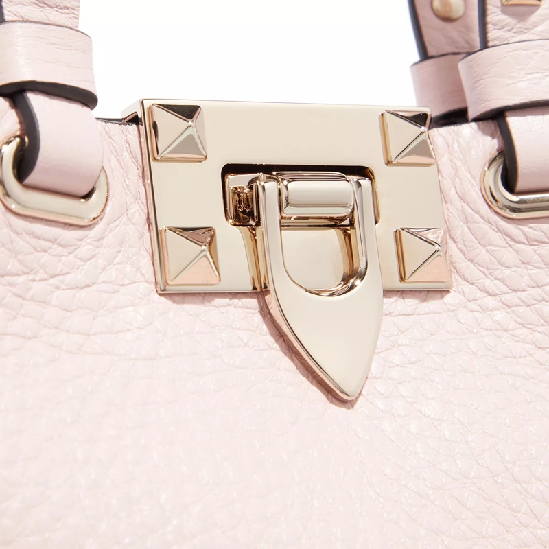 Valentino Garavani Bucket Bag Clutch Rockstud Pouch Rose Quartz(Image 5)