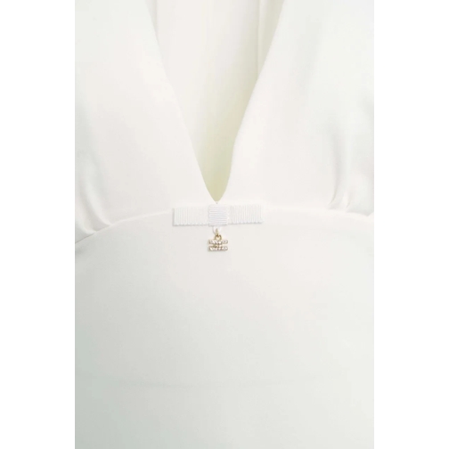 Elisabetta Franchi Robes midi Retro dress weiß (Image 4)