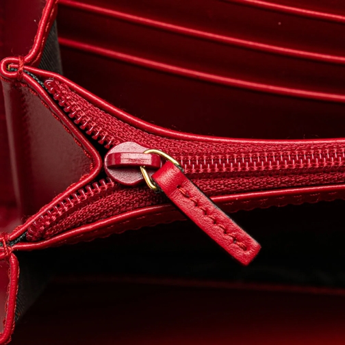 Gucci Porte-cartes 2000-2015 Guccissima Padlock Wallet On Chain rot (Image 2)