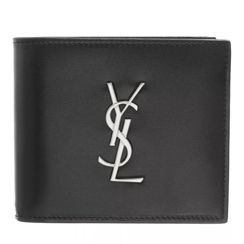 Saint Laurent Bifold Wallet Black Tvåveckad plånbok