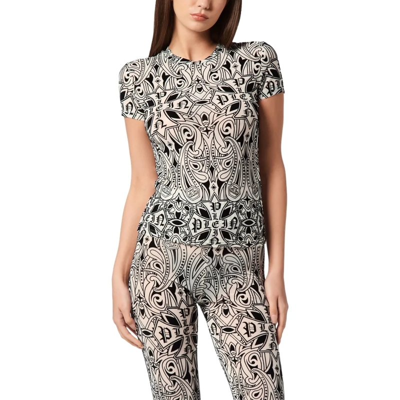 Philipp Plein T-Shirt T-Shirt Sexy Pure Gothic Plein nude(Image 3)