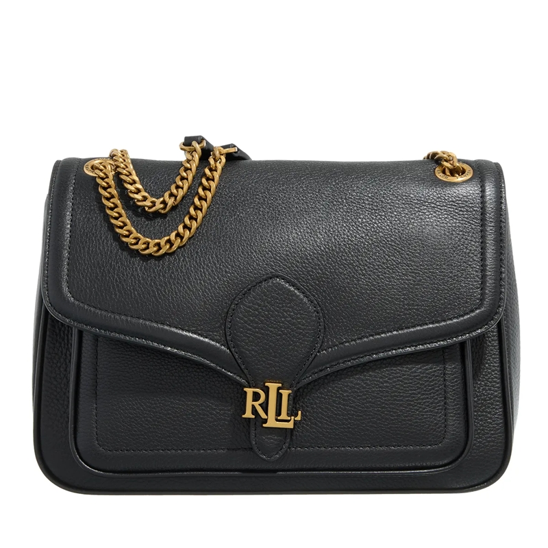 Lauren Ralph Lauren Schultertasche Bradley Md-Shoulder Bag-Medium Black