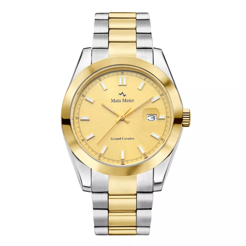 Mats Meier Mats Meier Grand Cornier Herrenuhr MM00521 Gold farbend,Silber farbend Quartz Horloge