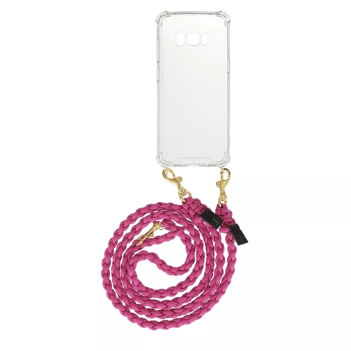 fashionette Smartphone Galaxy S8 Necklace Braided Berry Telefonfodral