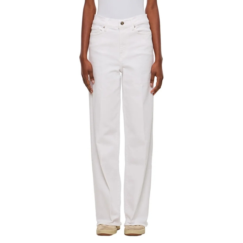 FRAME Jeans Jeans Le Slim Palazzo Weiß