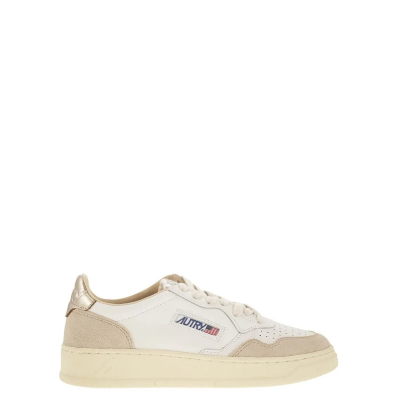 Autry International Low-Top-Sneaker Medalist Low - Leather Sneakers White
