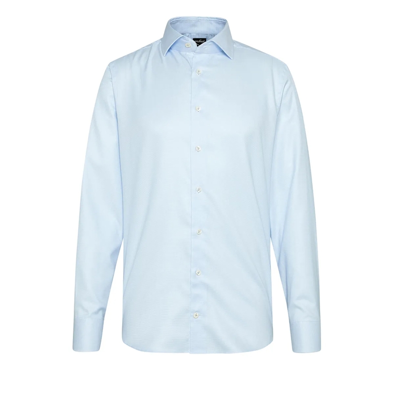 VAN LAACK Hemd Hemd Tailor Fit Dessiniert blau