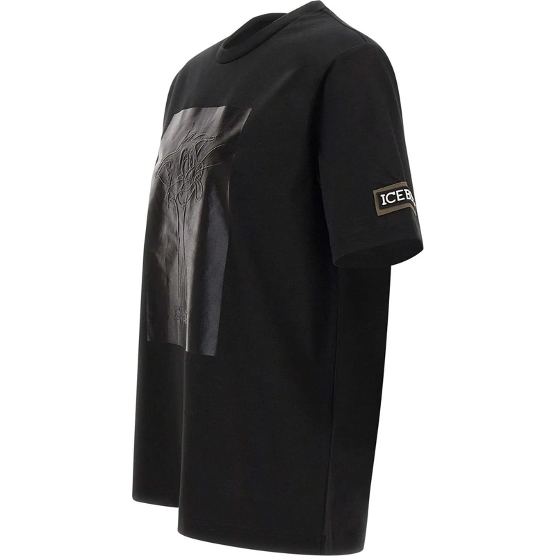 Iceberg T-Shirt Iceberg  T-shirts Zwart 24i I1p 0 F02b 6304 schwarz(Image 10)