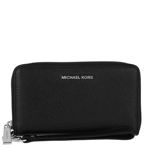MICHAEL Michael Kors Wristlets LG Flat MF Phone Case Black Borsetta per telefono