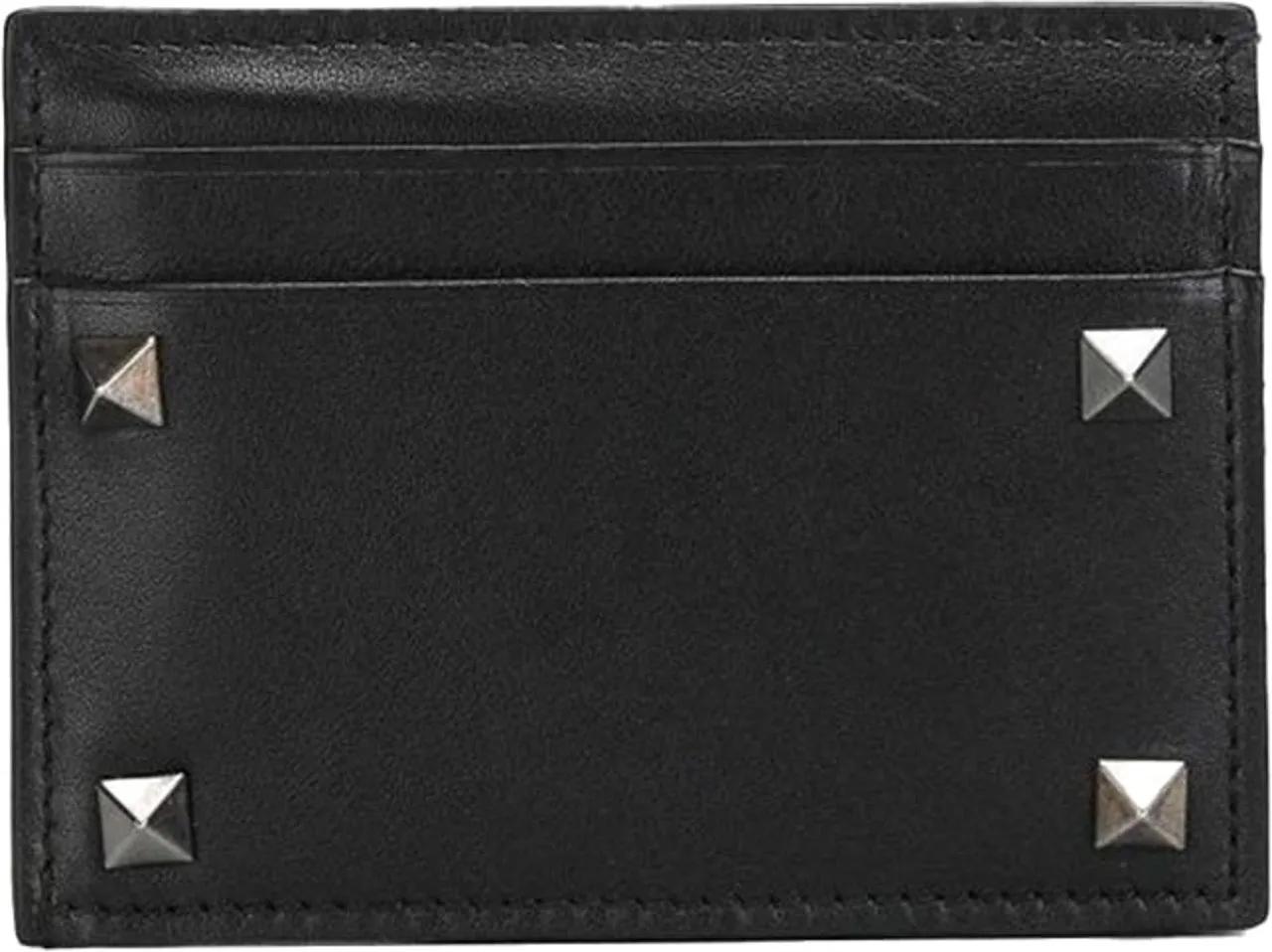 Thumbnail - Valentino Garavani - Valentino Garavani Rockstud Card Holder - Größe ONE SIZE - schwarz