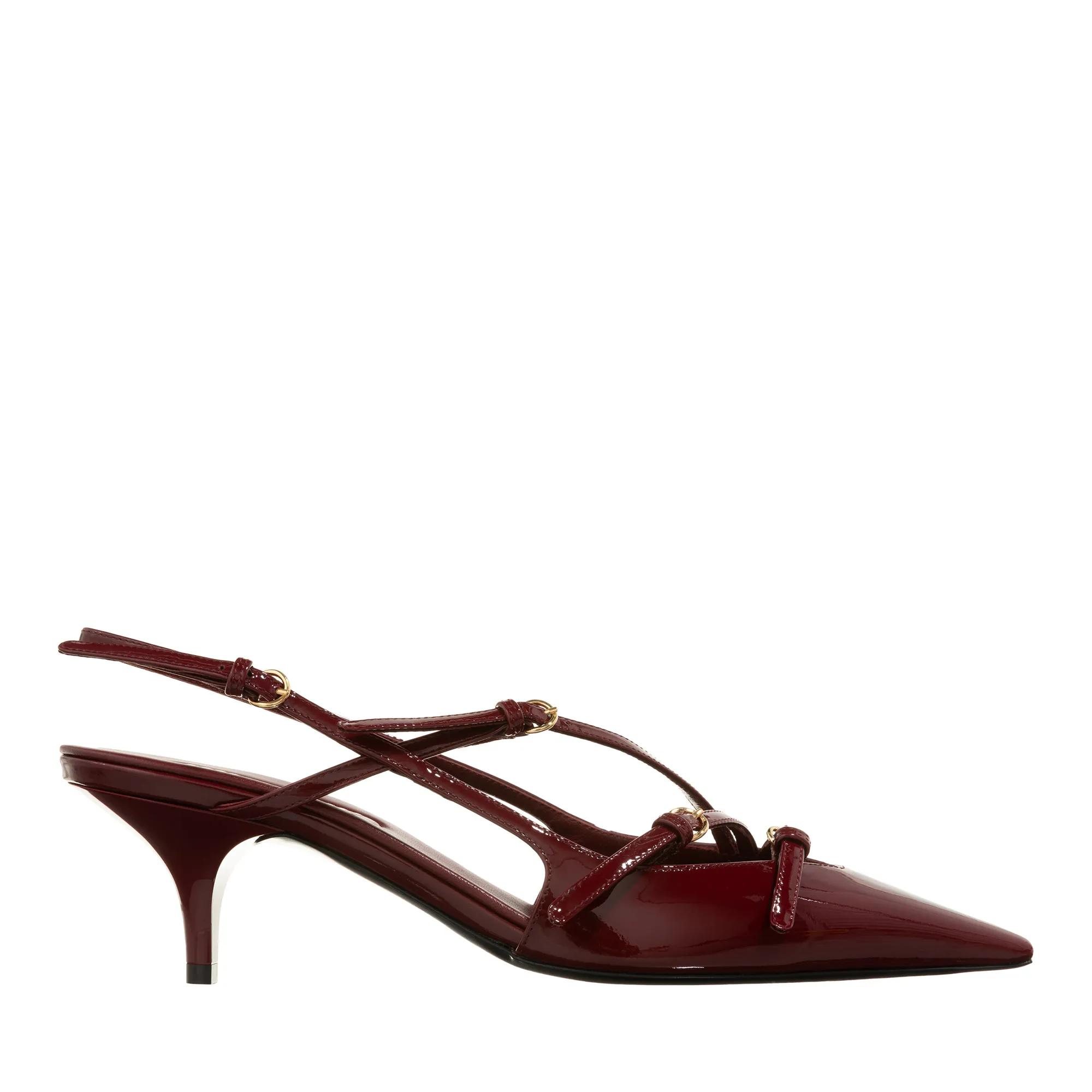 Miu Miu Hohe Schuhe - Slingback Pumps - Gr. 37 (EU) - in Rot - für Damen