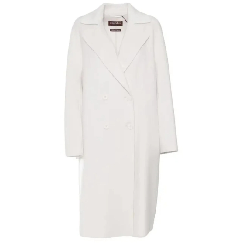 Max Mara Veste de transition Coats White weiß