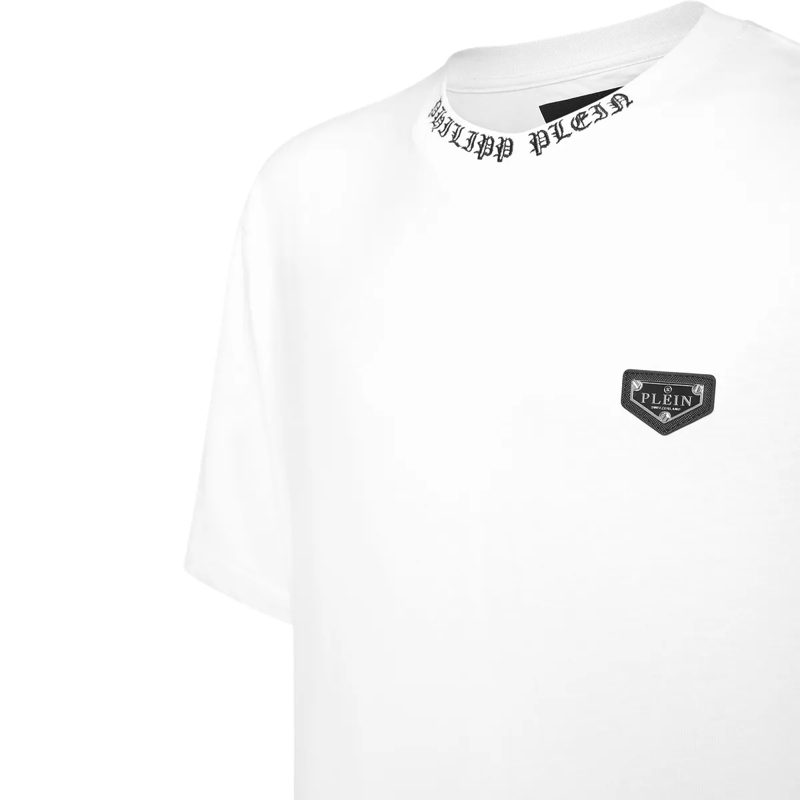 Philipp Plein T-Shirt T-Shirt Rundhalsausschnitt Ss Philipp Plein Tm weiss(Image 3)