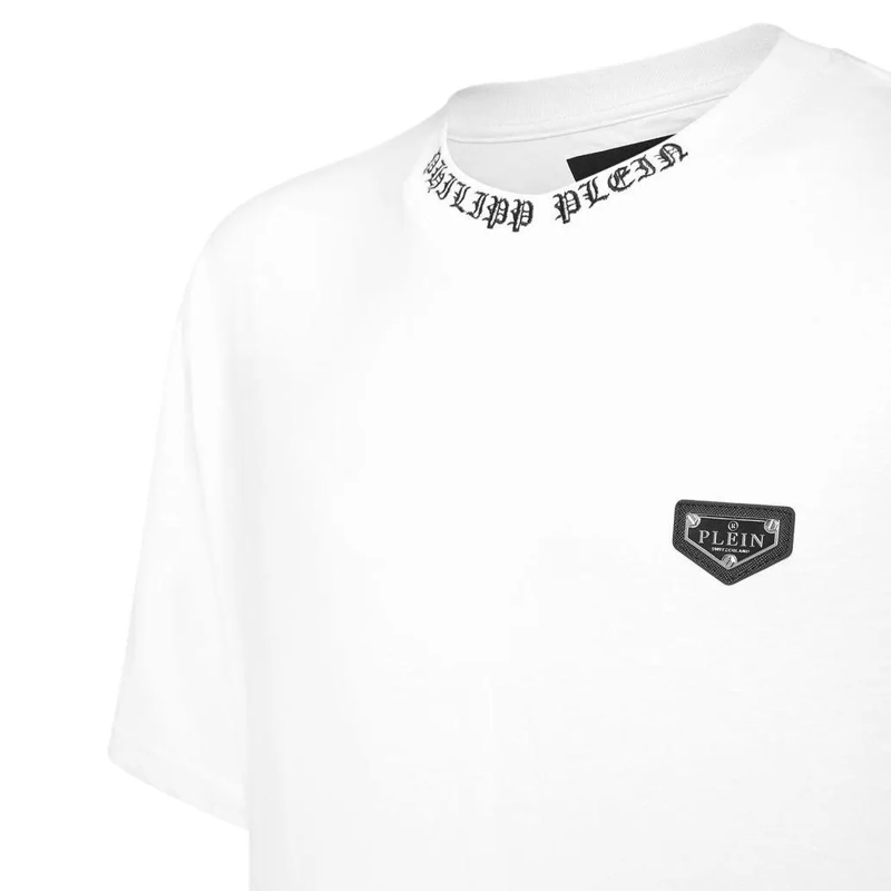 Philipp Plein T-Shirt T-Shirt Rundhalsausschnitt Ss Philipp Plein Tm weiss(Image 3)