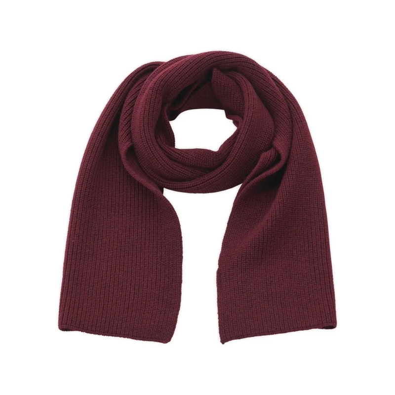Altea Écharpe légère Schal aus Schurwolle Dunkelrot