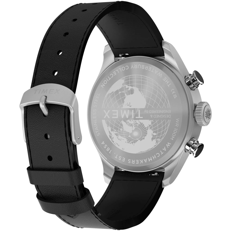 Timex Quarzuhr Quarz-Analoguhr Waterbury Ace Fly-Back Chronograph schwarz(Image 5)