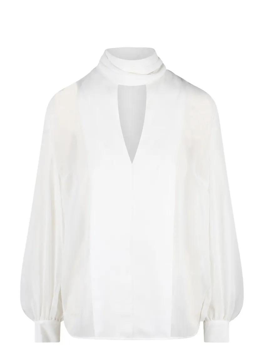 Thumbnail - P.A.R.O.S.H. - Polodori24 Blouse - Größe L - weiß