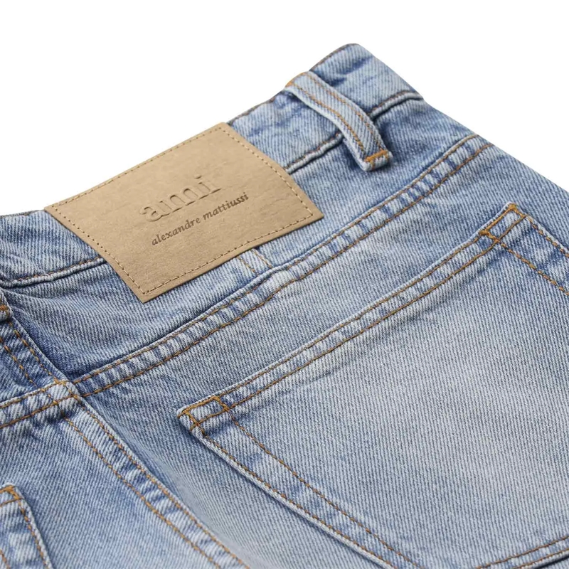 AMI Paris Jeans jean a coupe fuselee blau(Image 9)