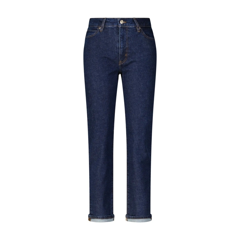 FRAME Jeans Boyfriend Jeans The Borrowed Dunkelblau