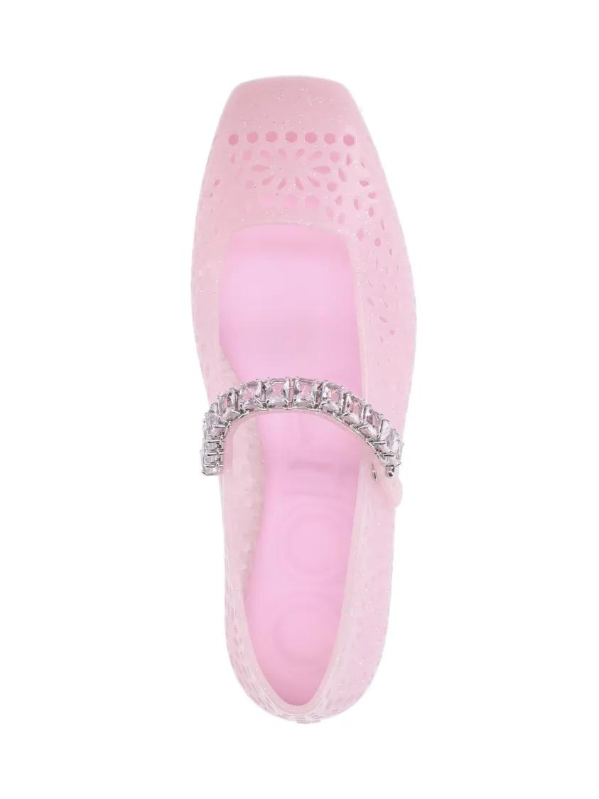 Thumbnail - Jimmy Choo Ballerinas - Flat Shoes Pink - Gr. 38 (EU) - in Rosa - für Damen