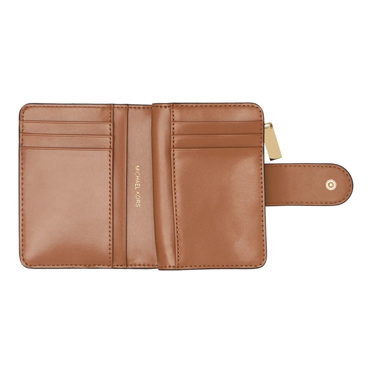 Michael kors brown logo wallet hotsell