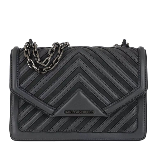 Karl Lagerfeld Klassik Quilted Small Shoulder Bag Thunder Borsetta a tracolla