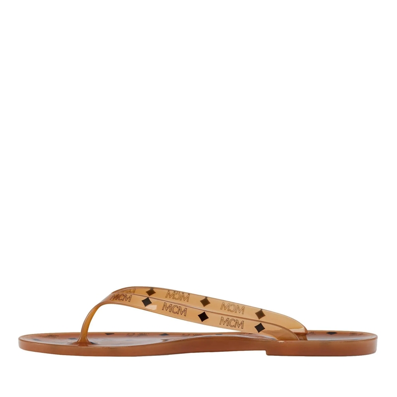 MCM Flip Flops W Mcm Col Other Thong Co Cognac(Image 3)