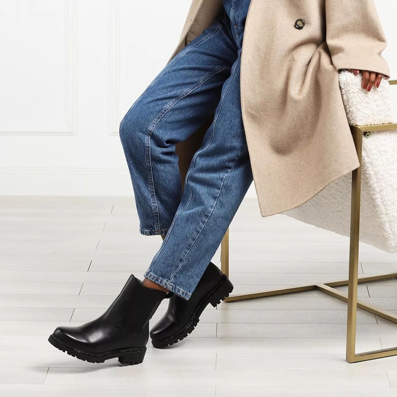 DKNY Chelsea Boots Rick Slip On Bootie Black(Image 2)