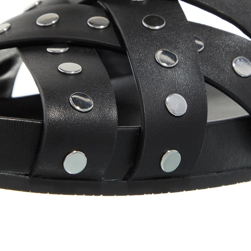 MICHAEL Michael Kors Slides Irene Flat Sandal Black(Image 5)