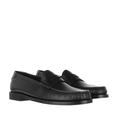 Saint Laurent Loafers Leather Nero Loafer