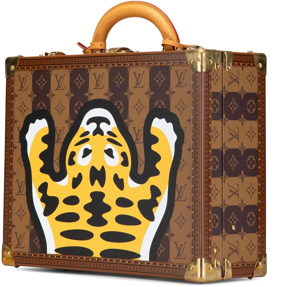Thumbnail - Louis Vuitton Weekender - 2000-2024 Monogram Nigo Cotteville 40 - Gr. unisize - in Braun - für Damen